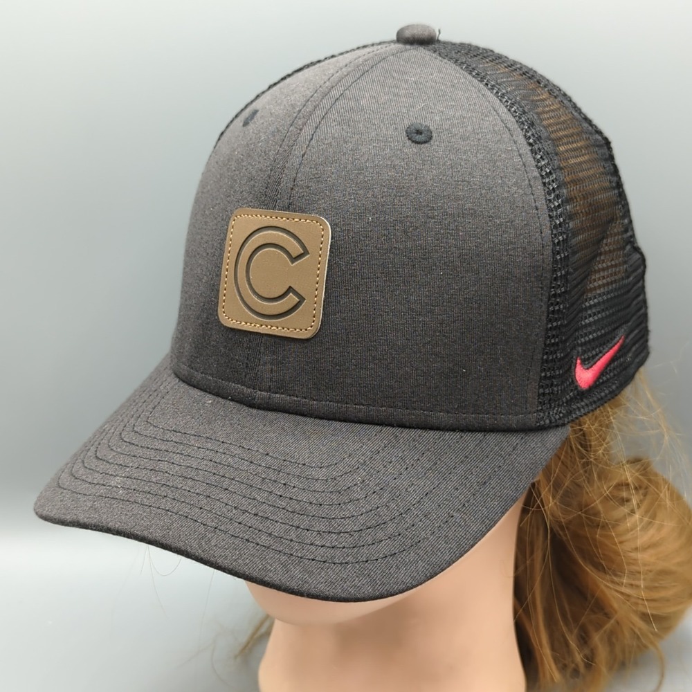 Chicago Cubs Hat Snapback Nike S1ZE Classic99 Adjustable OSFM Gray Black